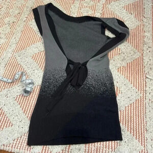 Forever 21 Black Ombré knit off the shoulder top